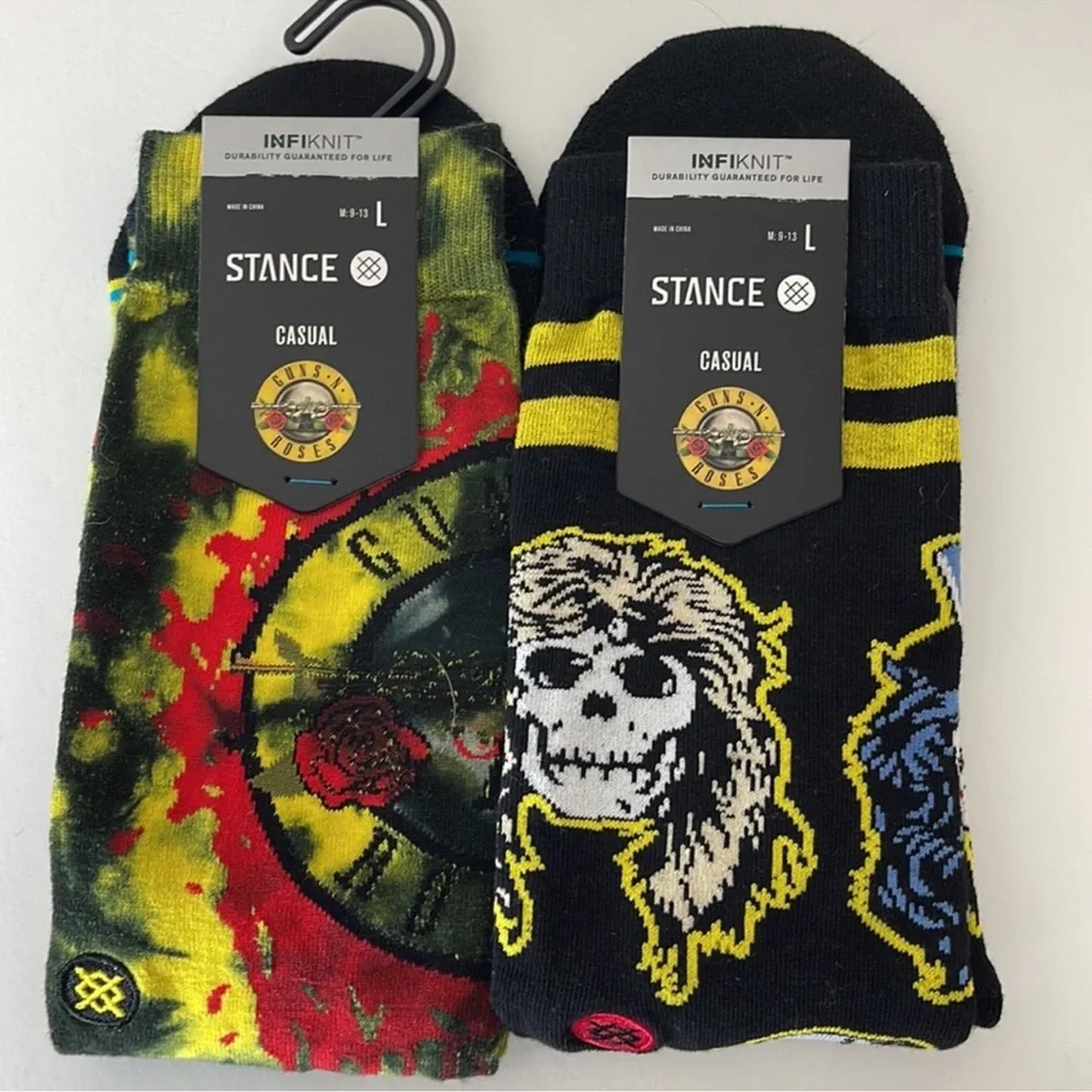 Stance Guns-N-Roses GNR Appetite for Destruction and So Fine Socks Large